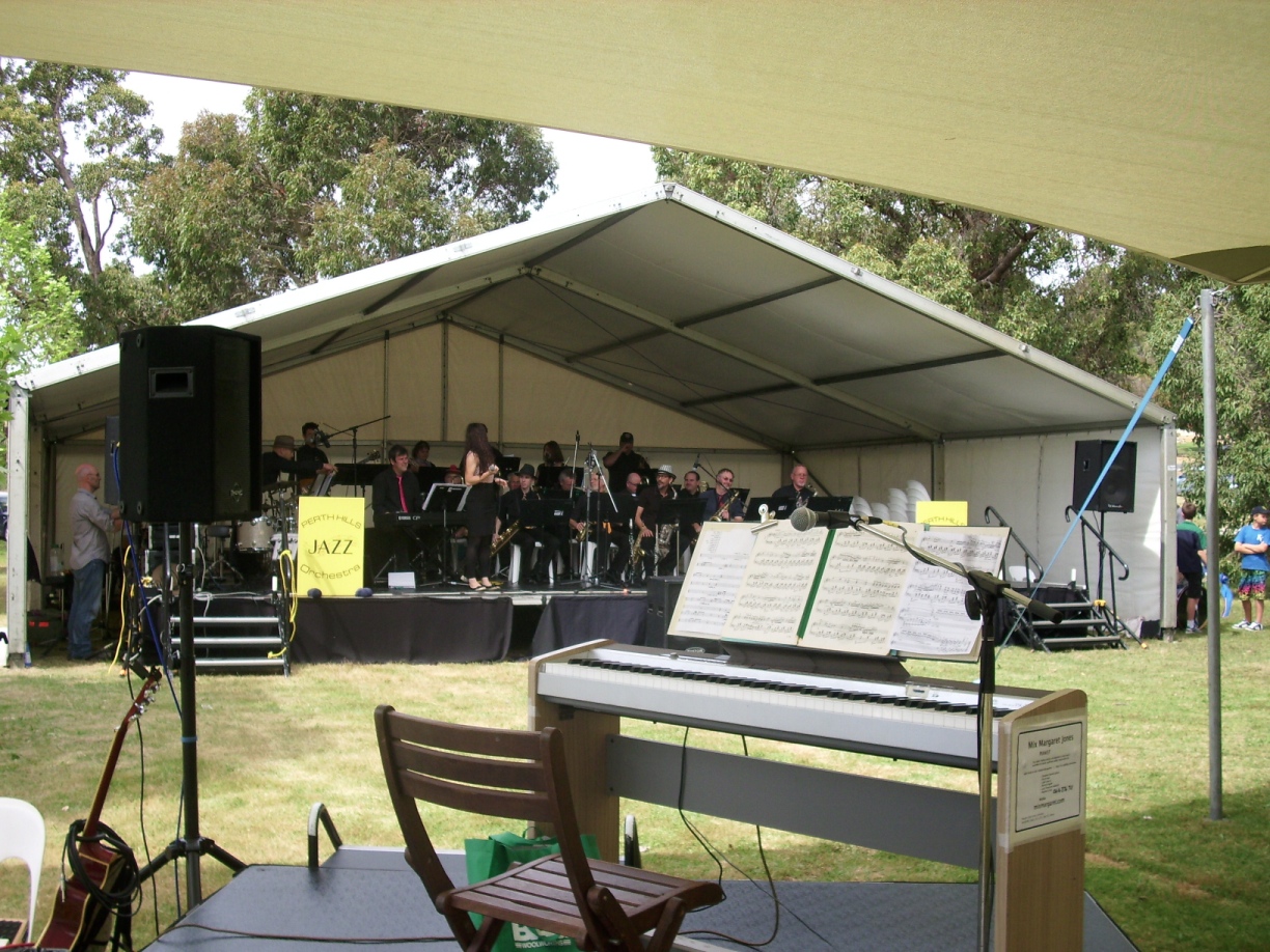 MDJ's digital piano at Whim Festival 2011