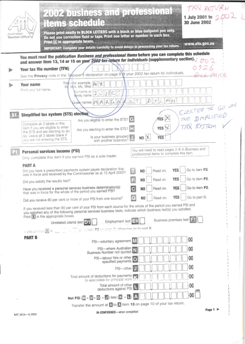 20020926 MX JONES ATO tax return PHOTOCOPY of sent form